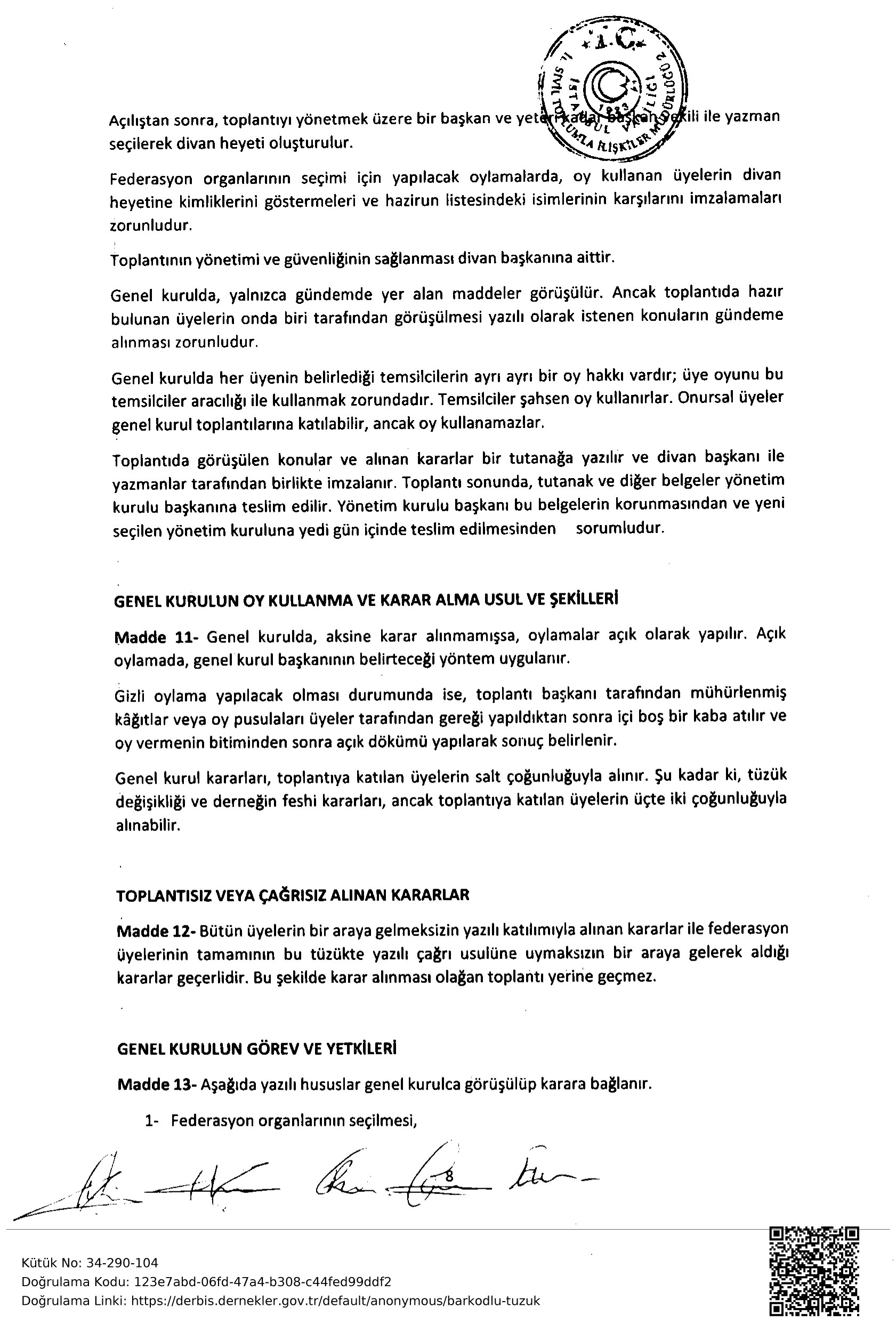 Gehaf Tüzük Sayfa 12