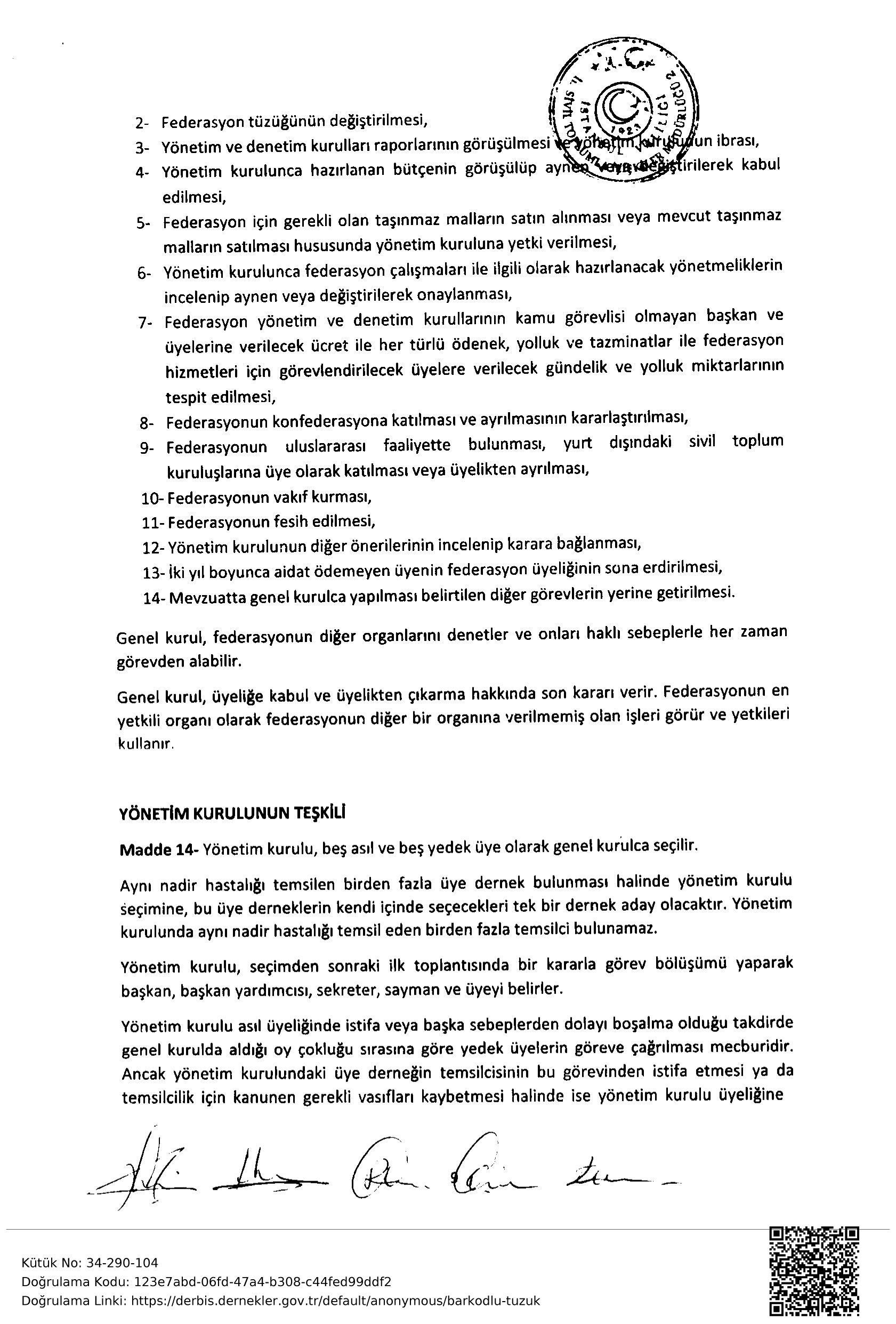 Gehaf Tüzük Sayfa 13