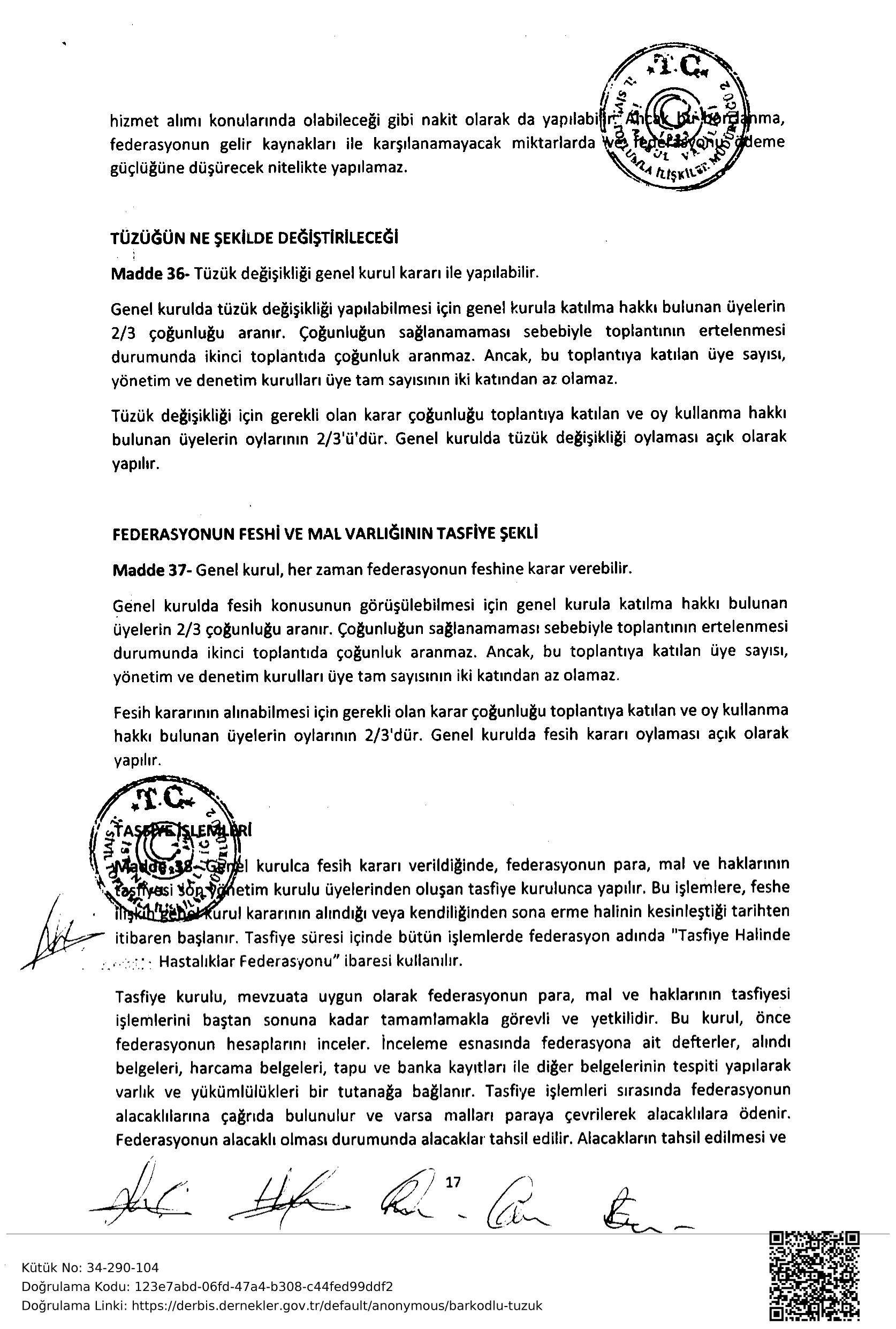 Gehaf Tüzük Sayfa 21